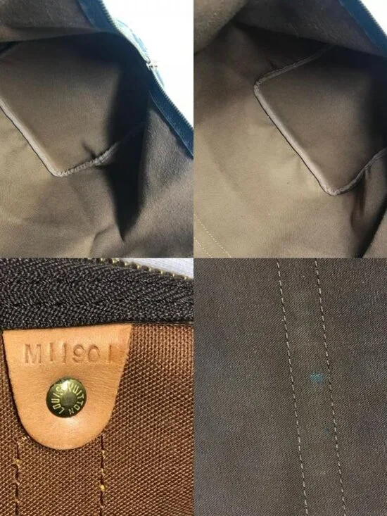 Louis Vuitton Boston Bag Keepall 55 Monogram Canvas Brown - Picture 9 of 9